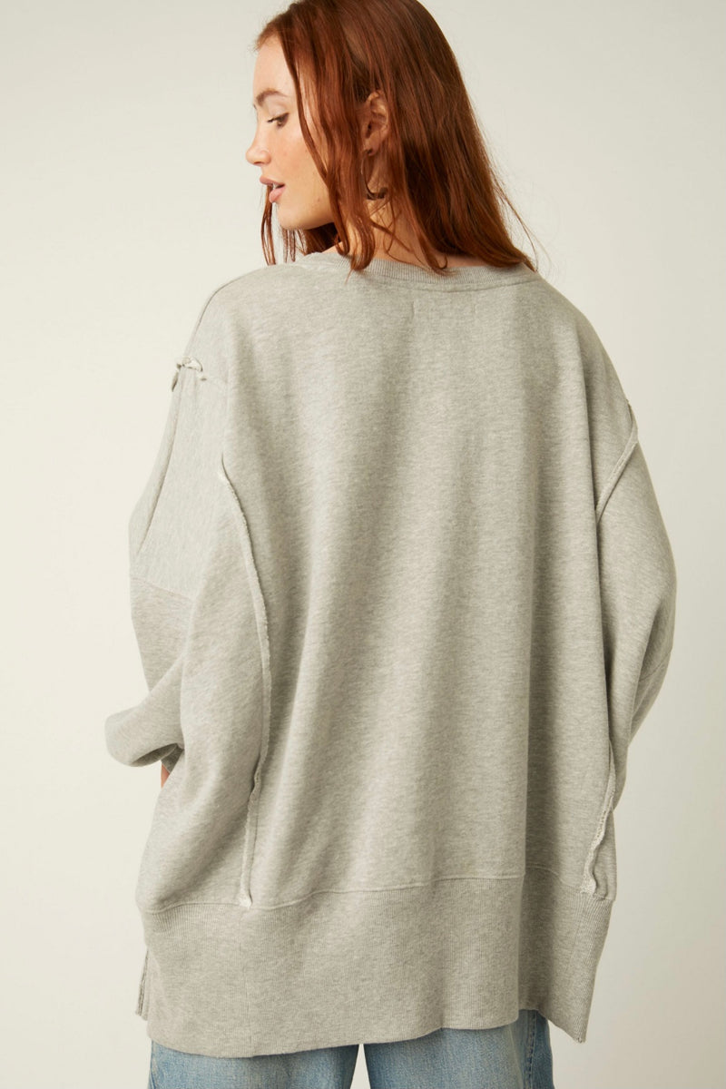 Free People Graphic Camden Pullover Sweatshirt