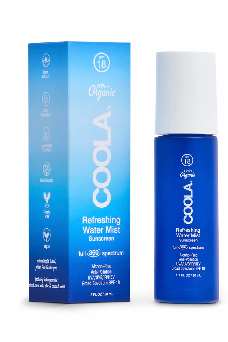 Coola Refreshing Water Mist Organic Face Sunscreen SPF 18
