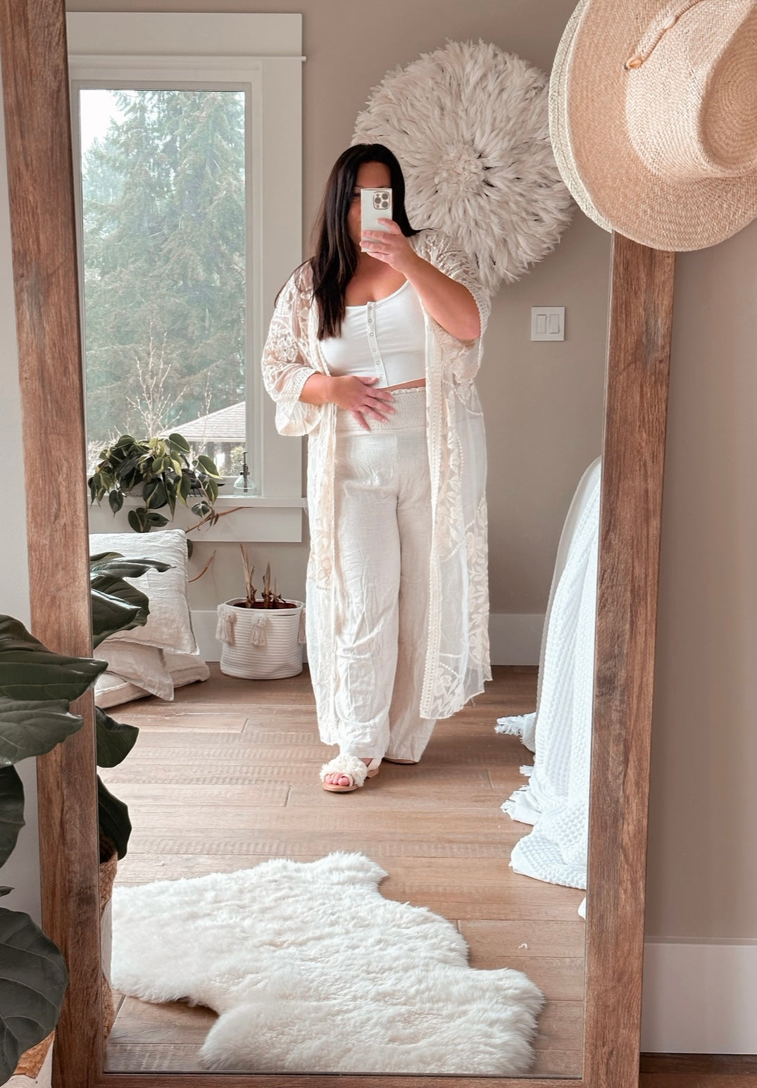 Long Lace Boho Duster