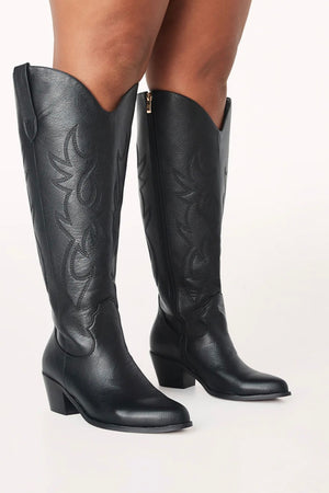 Urson Wide Calf Tall Boot - Last One Size 6 White