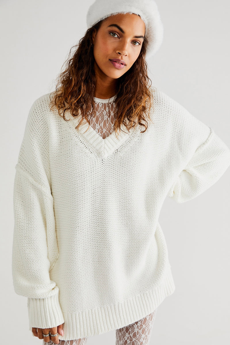 Free People Ali V-neck Sweater