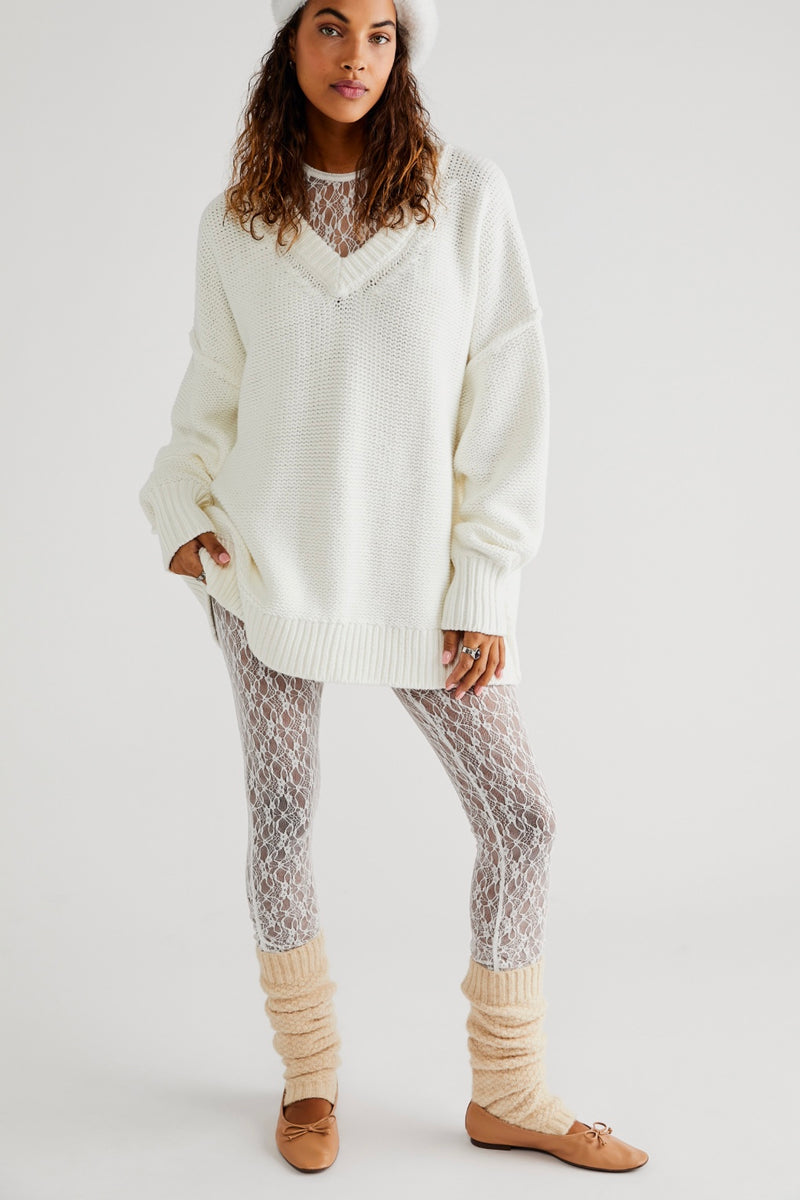 Free People Ali V-neck Sweater