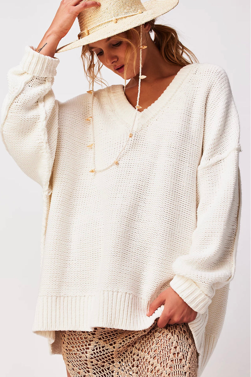 Free People Ali V-neck Sweater