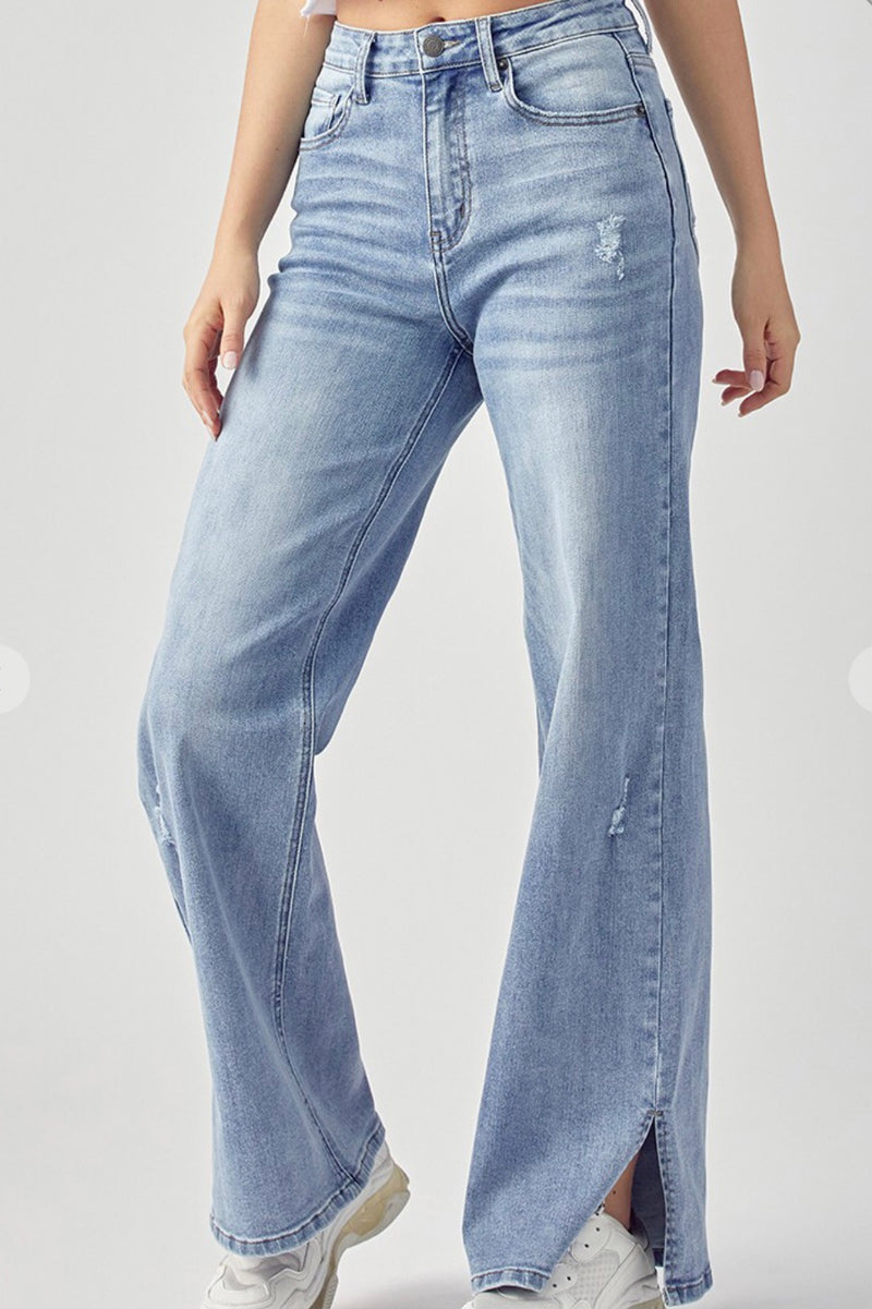 High Rise Wide Leg Jeans