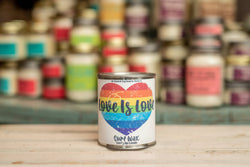 Surfs up| love is love| scented| candle| in paint| tin|