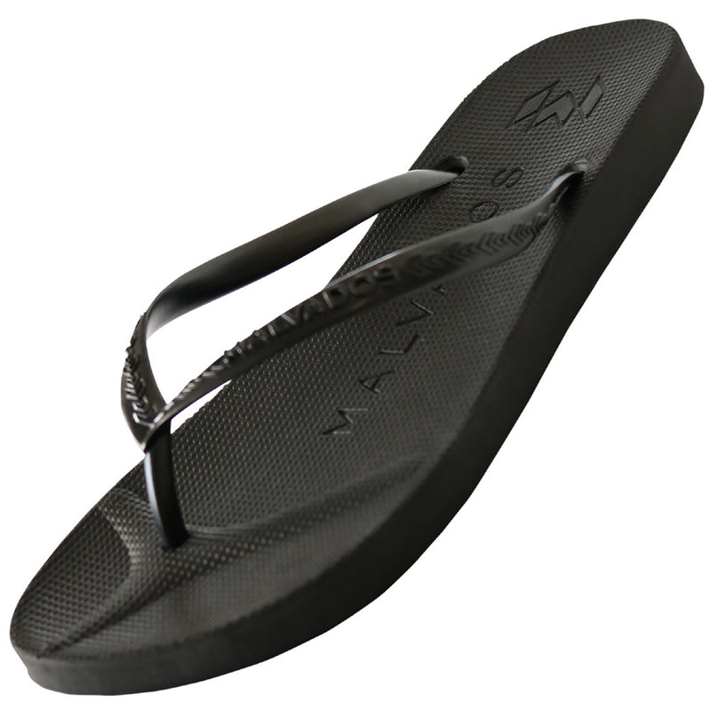 Malvados, playa, comfortable, supportive, toe, pillow, cushion, flip flop, onyx