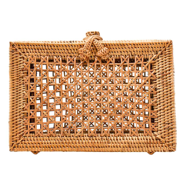 Evie| rattan| clutch| as seen on the| today show| 