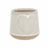 Stoneware| heart| pot|