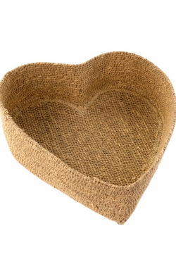 Heart Seagrass Basket