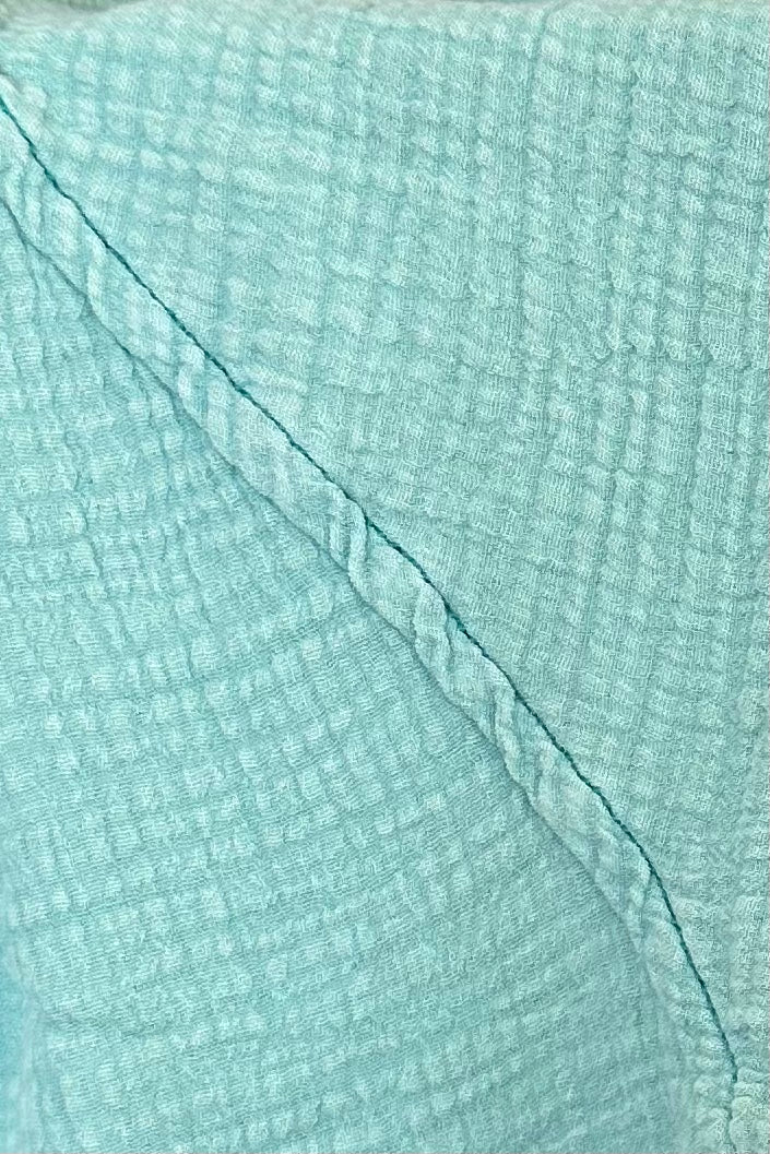 teal cotton top