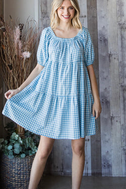 Marley gingham plaid cotton dress | as seen on Jillian harris|