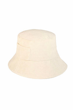 Lack of Color Beige Terry Bucket Hat