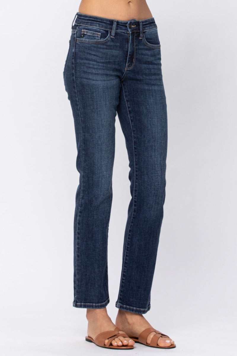 Judy Blue Straight Leg Mom Jeans