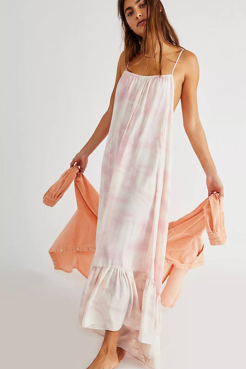 Free People Full on Maxi Slip Dress - Last One Size S