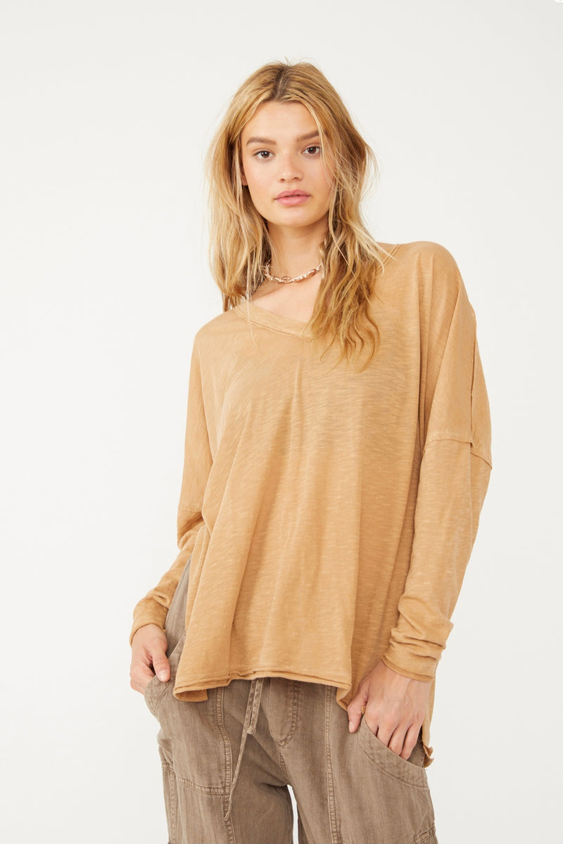 Free People On My Mind V-neck Top