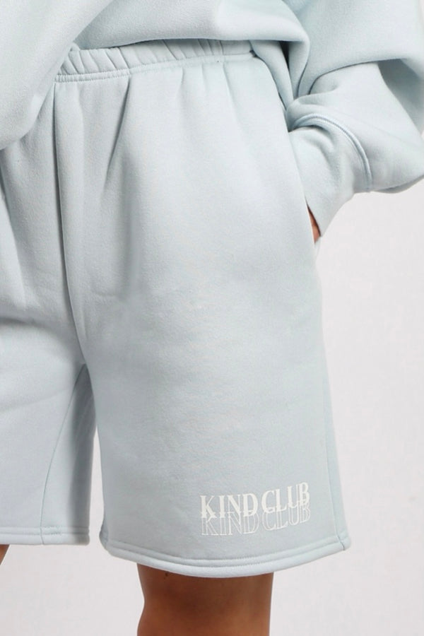 Brunette the label | kind club| jogger| shorts| in sky| blue|