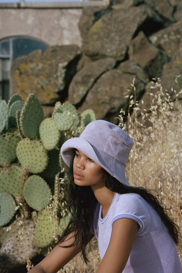 Lack of Color Lavender Terry Bucket Hat