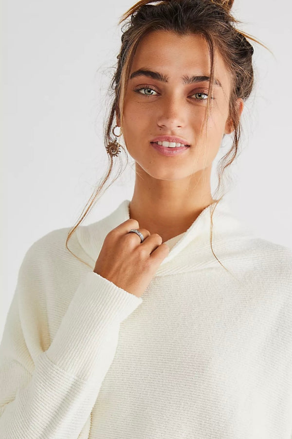 Free people| slouchy| ottoman| tunic| sweater| optic white|