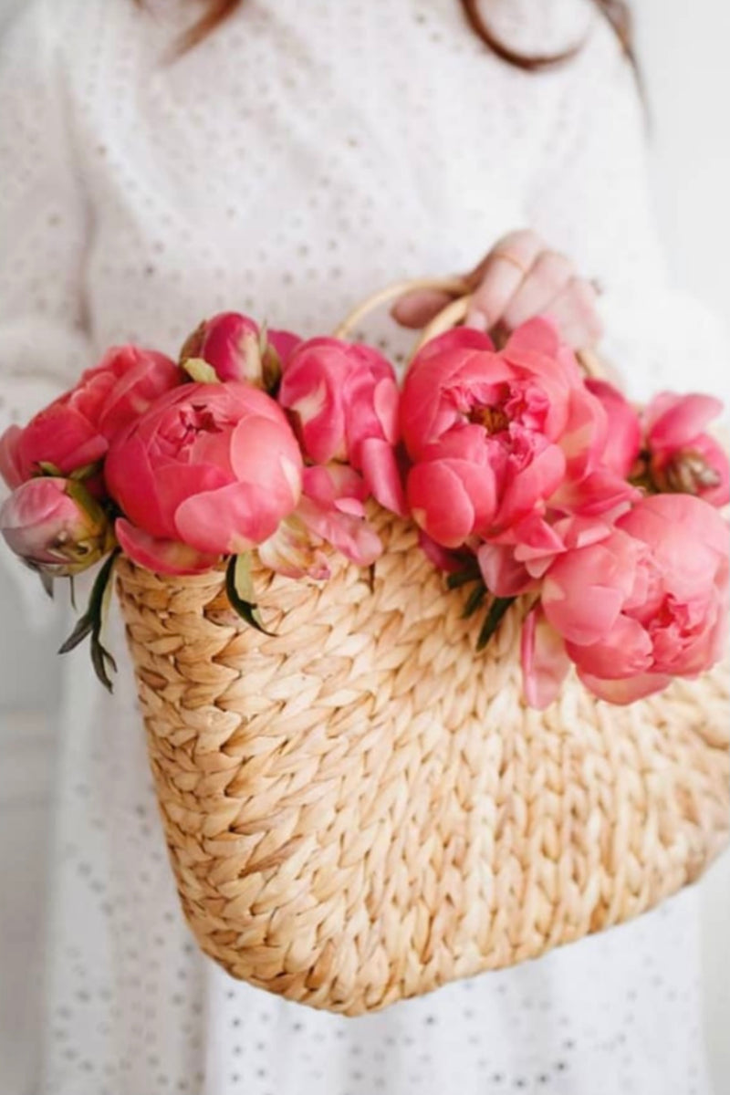 Ella Handwoven Hyacinth Tote