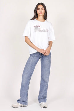 Brunette The Label The Lover Classic Crew Neck Boxy Tee