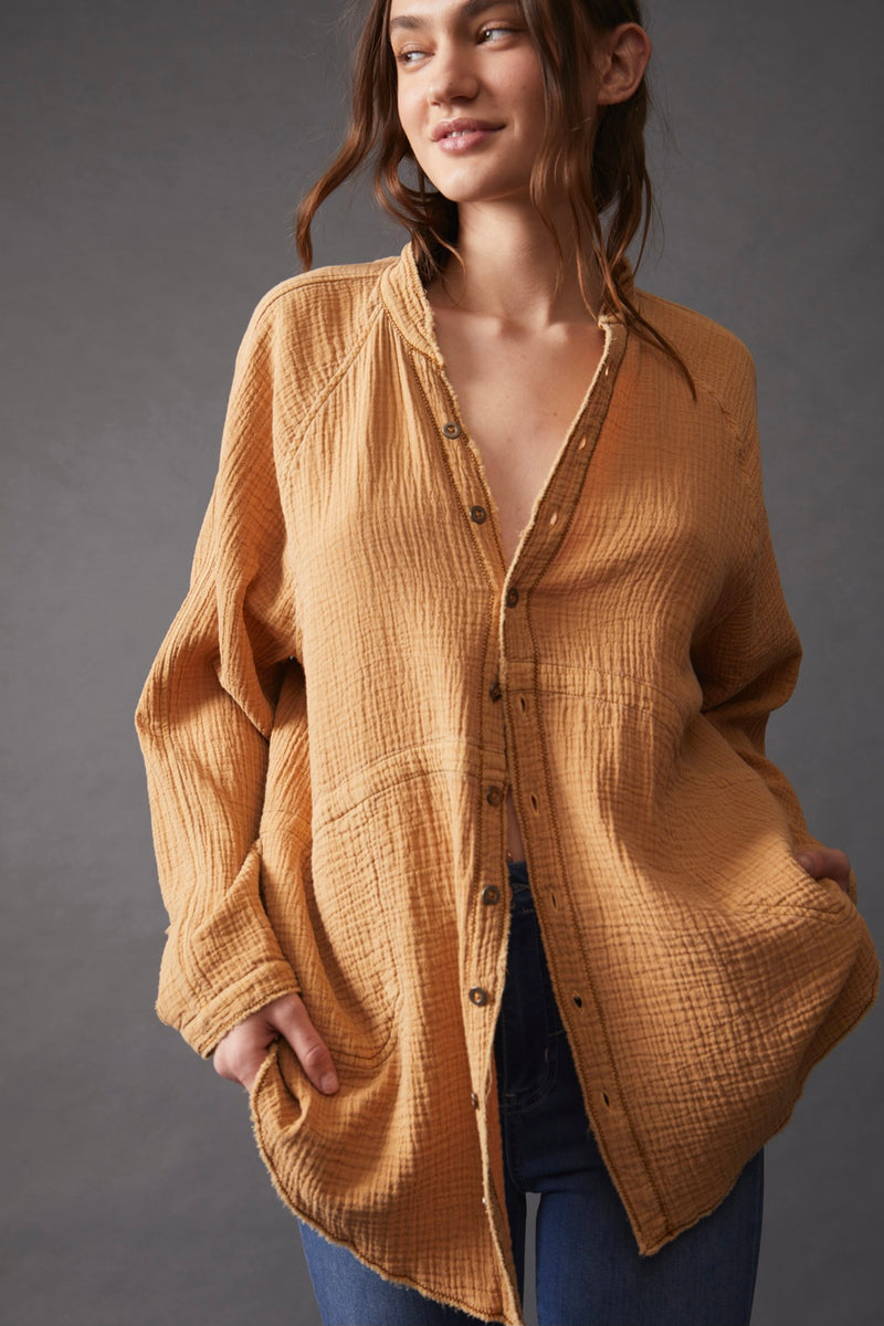 Free People Summer Daydream Button down top - Sale