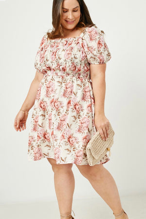 Stop and Smell the Flowers Mini Dress