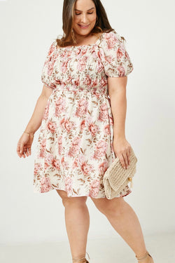 Stop and Smell the Flowers Mini Dress