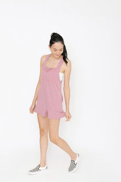 Smash + Tess Shorty Romperalls in Makin’ Mauves - Last One Size M