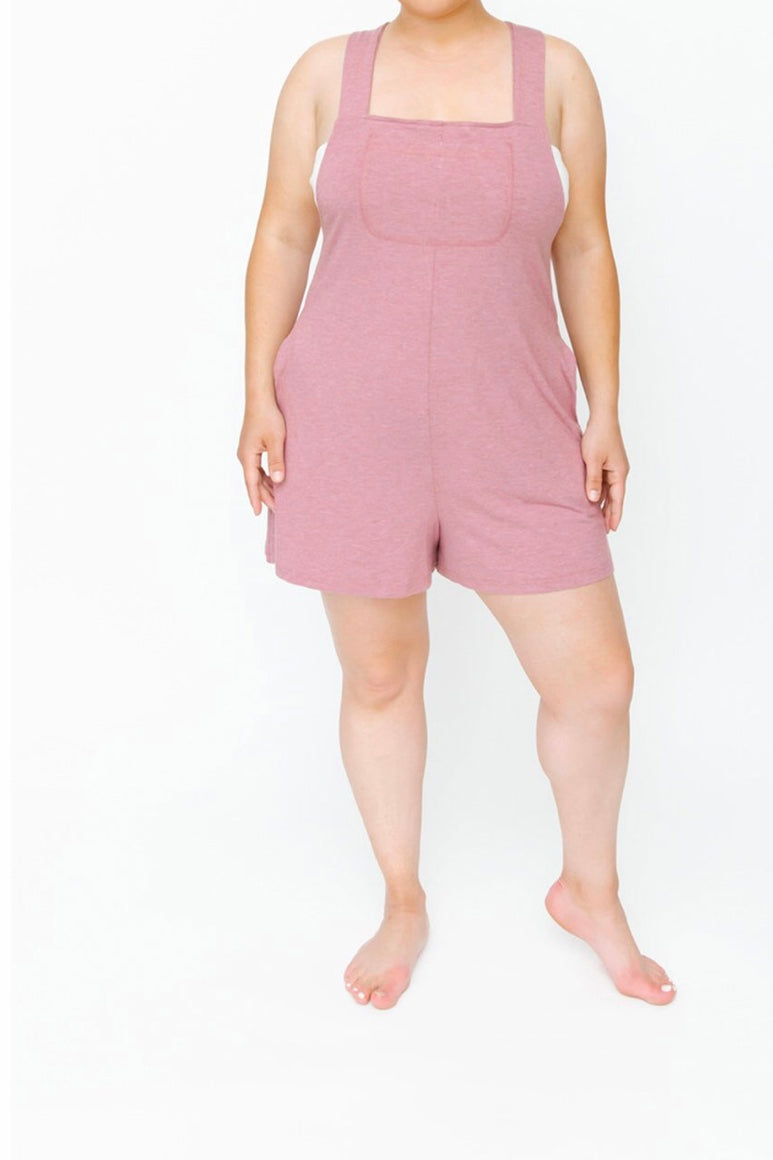 Smash + Tess Shorty Romperalls in Makin’ Mauves - Last One Size M