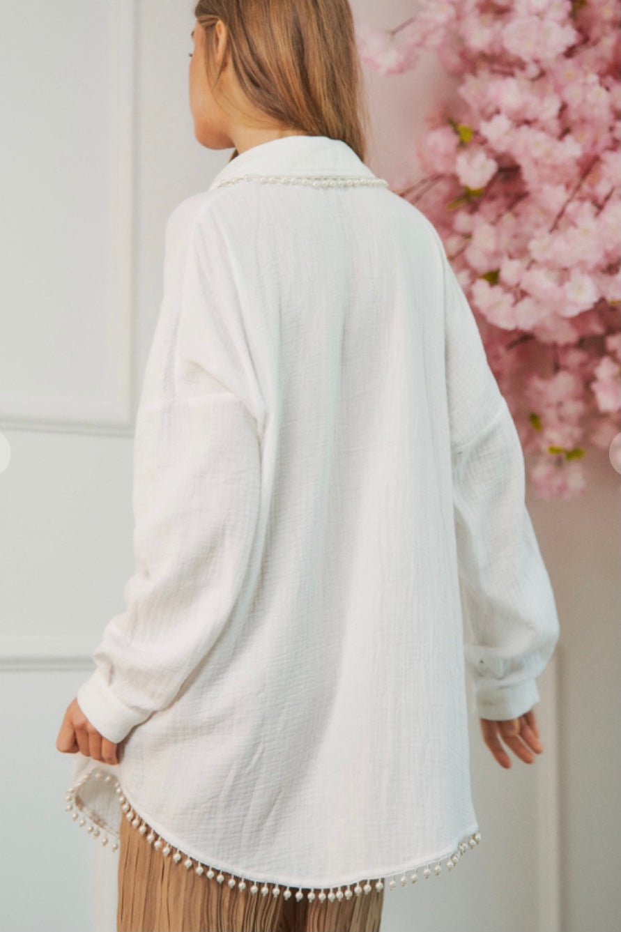 cotton gauze top