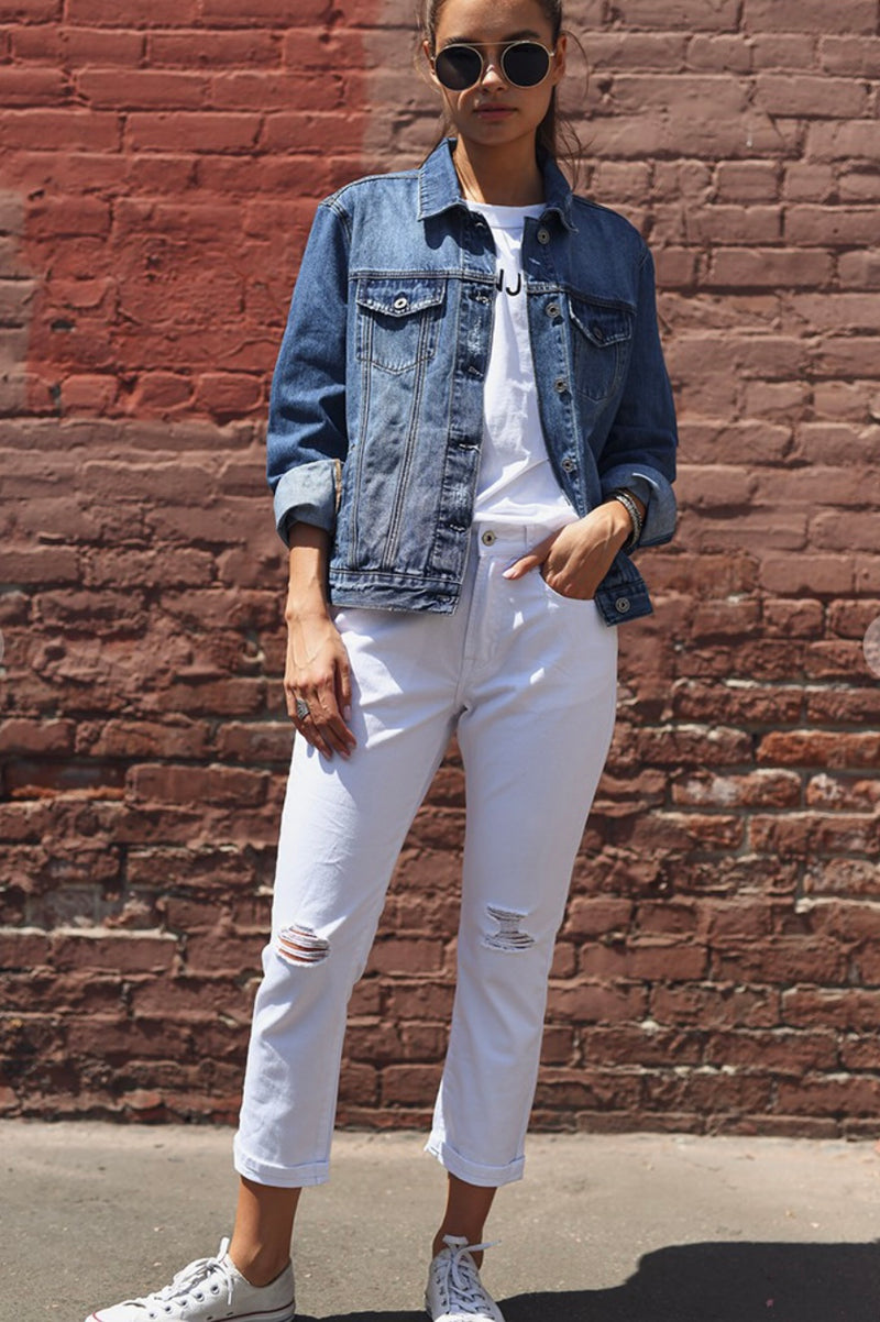 Classic Vintage Relaxed Fit Denim Jacket