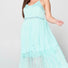 Crochet|lace|midi|aqua|summer|dress
