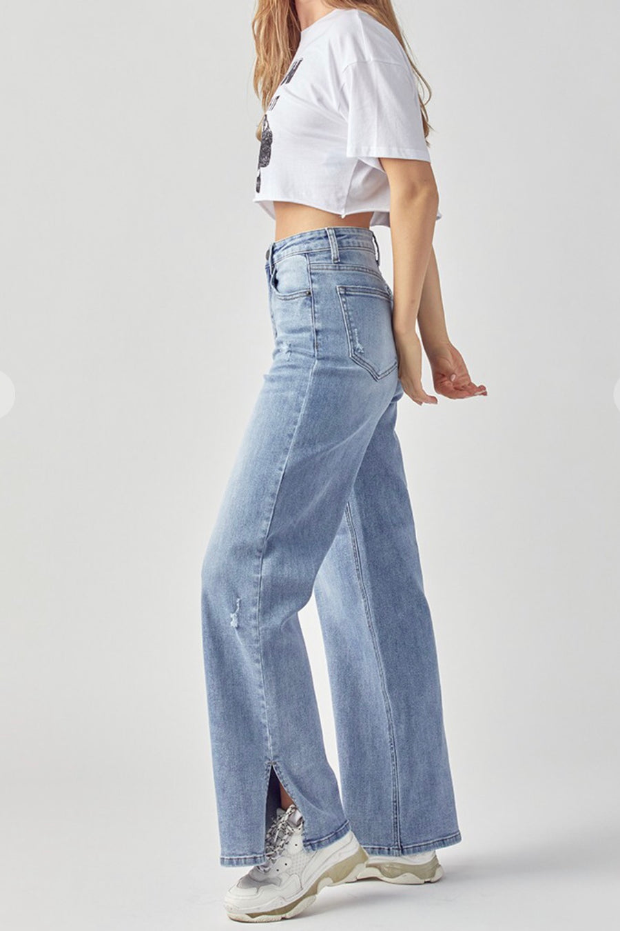 High Rise Wide Leg Jeans – Aqua Bay Swim Co
