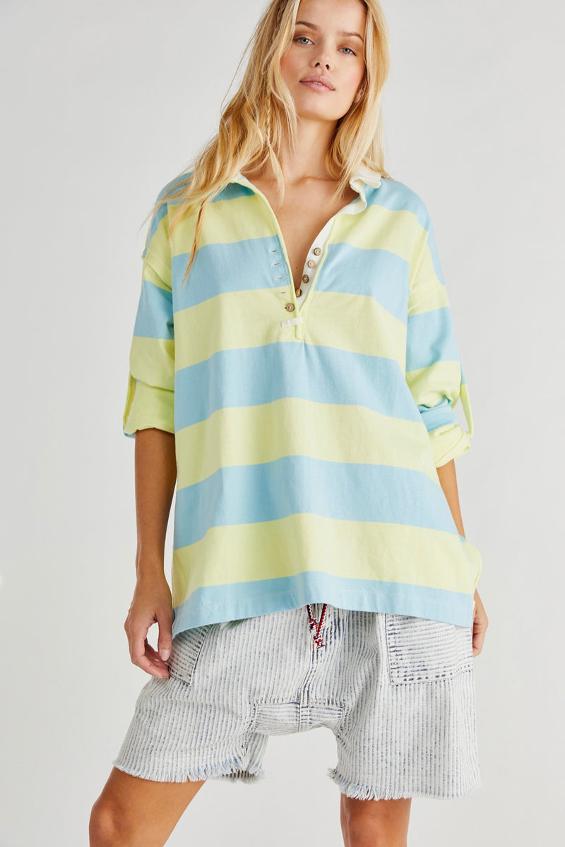 Free People Peyton Rugby Shirt