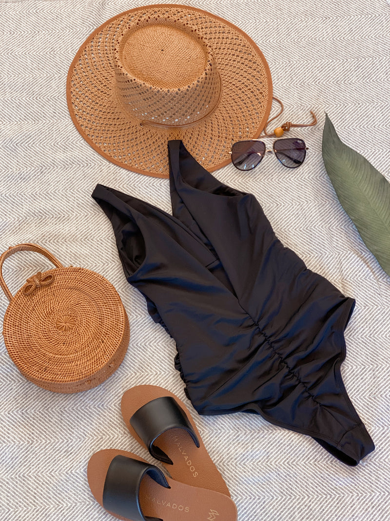 The Sunday One Piece Swimsuit in Classic Black