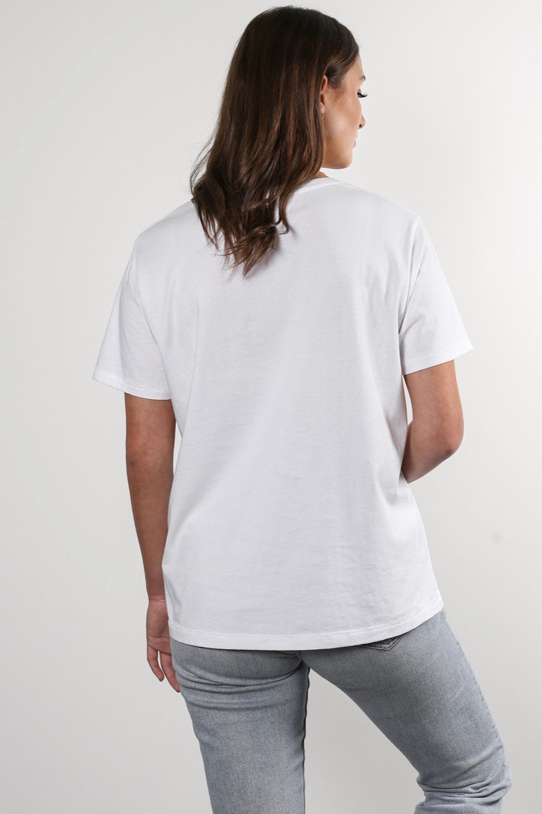 Brunette The Label Classic Crew Neck “Blonde” Tee - Last One XS/S