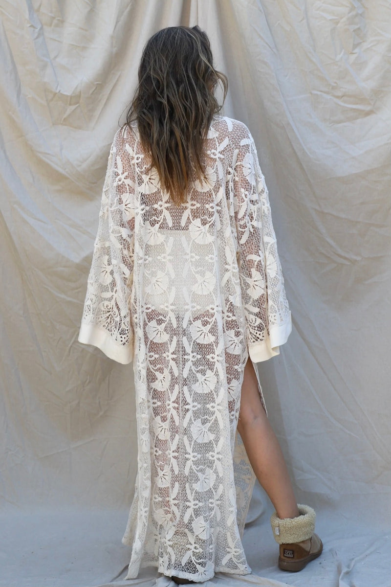 Reflection Flamingo Heights Bohemian Kimono - Last One XS/S