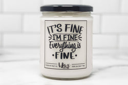 I’m fine| coffee| scented| candle