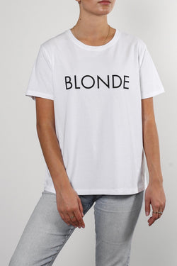 Brunette The Label Classic Crew Neck “Blonde” Tee - Last One XS/S