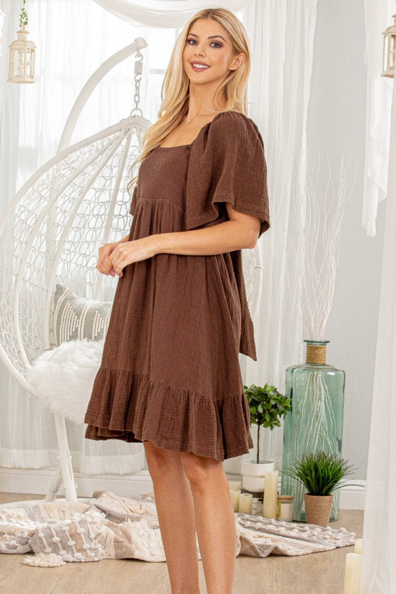 ladies cotton dress