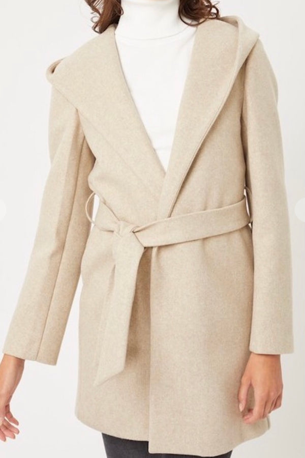 Shay Belted Hooded Coat