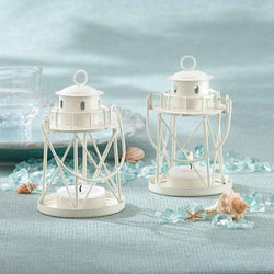 Cream| Lighthouse| tealight| holder|