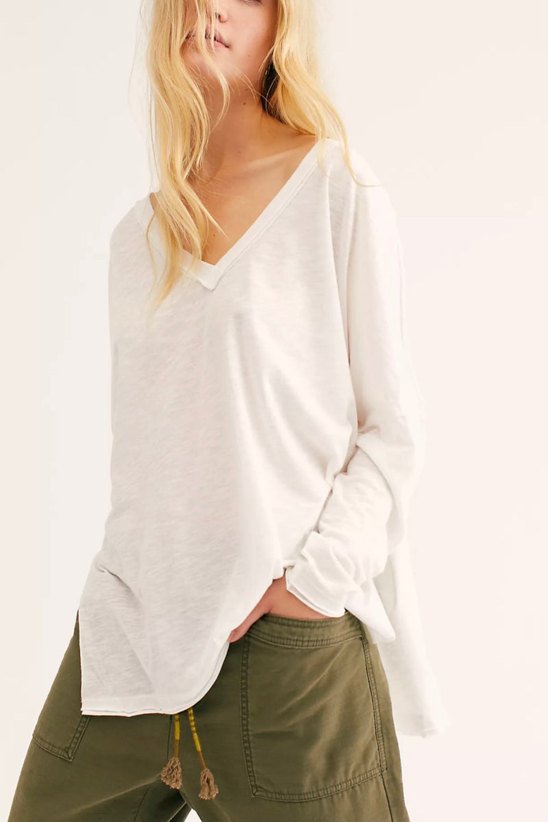 Free People On My Mind V-neck Top