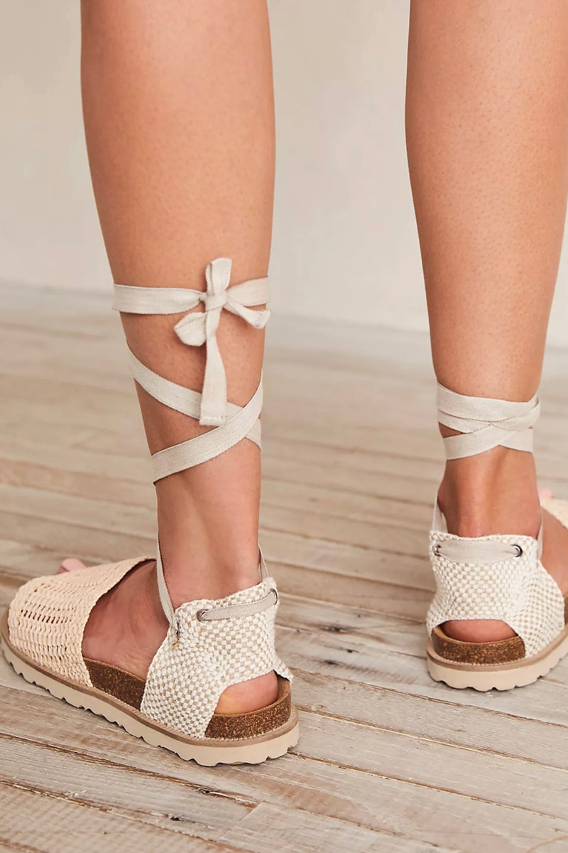 Free People Happy Feet Footbed Sandals