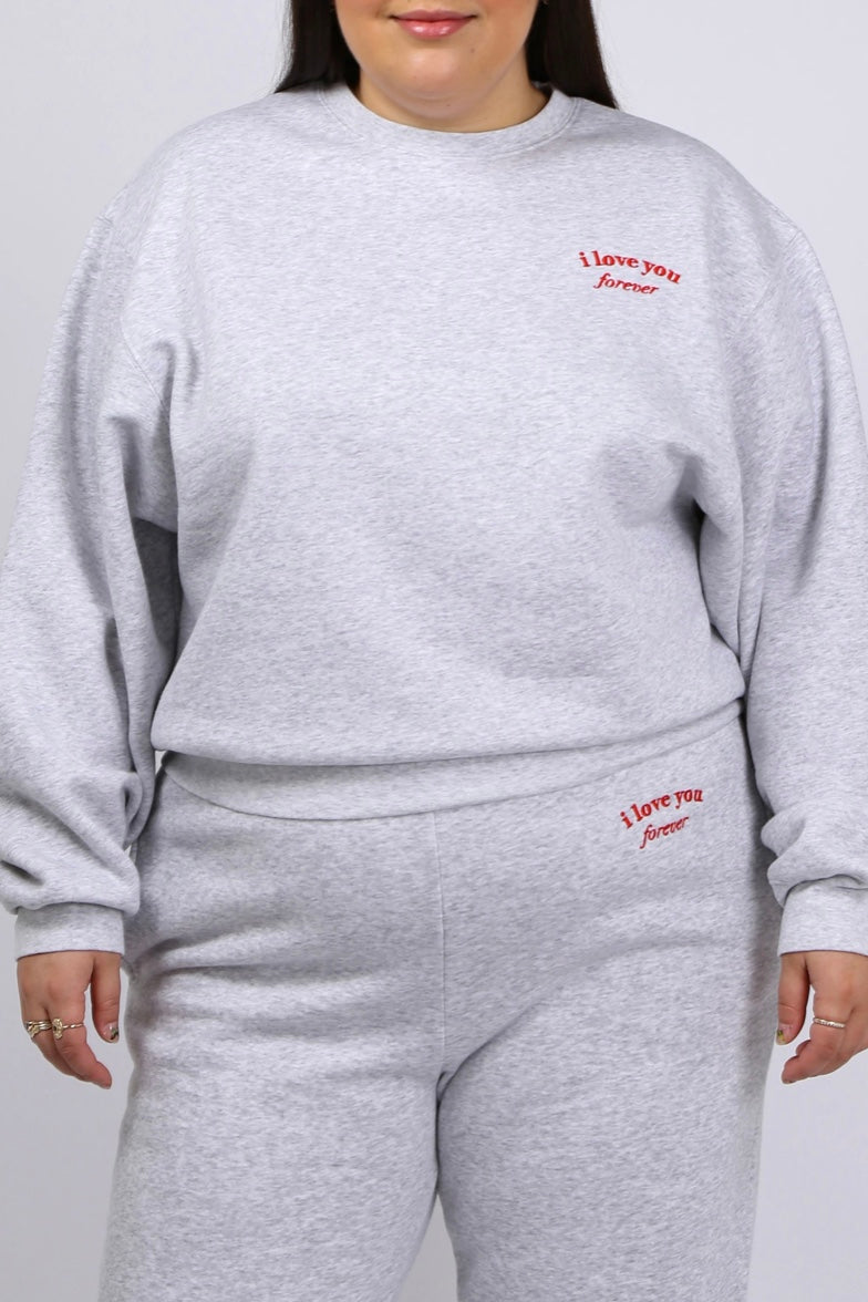 The “I Love You” Best Friend Crew Neck Sweatshirt - Size M/L