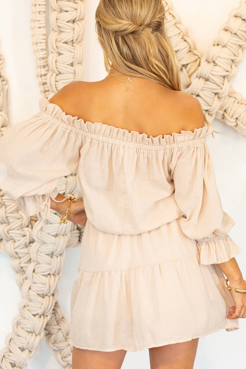 Laney Off Shoulder Cotton Dress