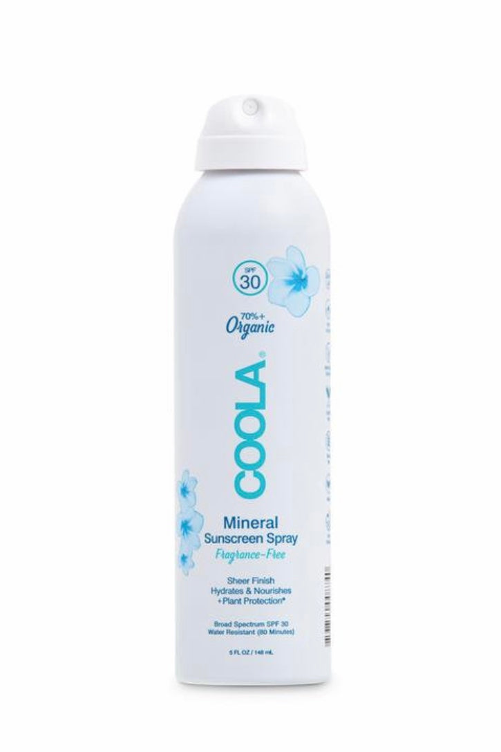 Coola Mineral Body SPF 30 Fragrance Free Sunscreen Spray
