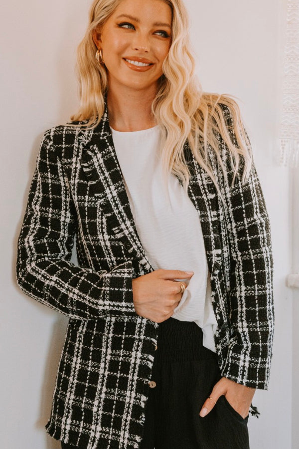 Tweed blazer 