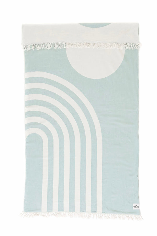 Tofino Towel | retro curve| towel| sage|