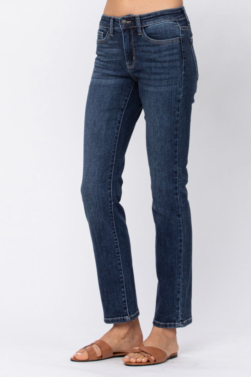 Judy Blue Straight Leg Mom Jeans